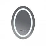 Дзеркало Mixxus Plain MV02-50x70 (годинник, LED-підсвічування, антизапотівання) (MI6010)