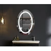 Дзеркало Mixxus Plain MV02-50x70 (годинник, LED-підсвічування, антизапотівання) (MI6010)