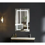 Зеркало Mixxus Hard MR06-50x80 (часы, LED-подсветка, антизапотевание) (MI6011)