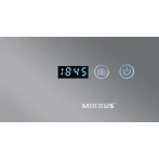 Зеркало Mixxus Hard MR06-50x80 (часы, LED-подсветка, антизапотевание) (MI6011)