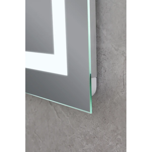 Зеркало Mixxus Hard MR06-50x80 (часы, LED-подсветка, антизапотевание) (MI6011)