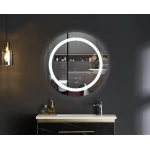 Зеркало Mixxus Plain MC02-60 (часы, LED-подсветка, антизапотевание) (MI6012)