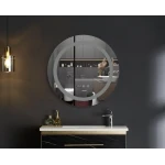 Зеркало Mixxus Plain MC02-60 (часы, LED-подсветка, антизапотевание) (MI6012)