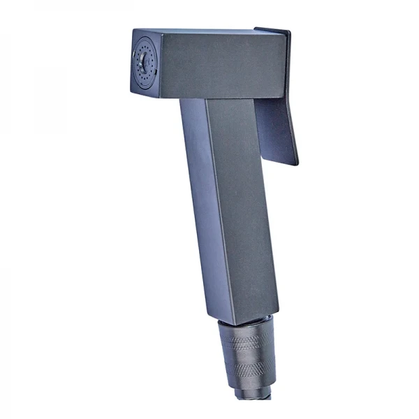 Настенный смеситель с гигиеническим душем Mixxus KUB-222 Black (MI6019)