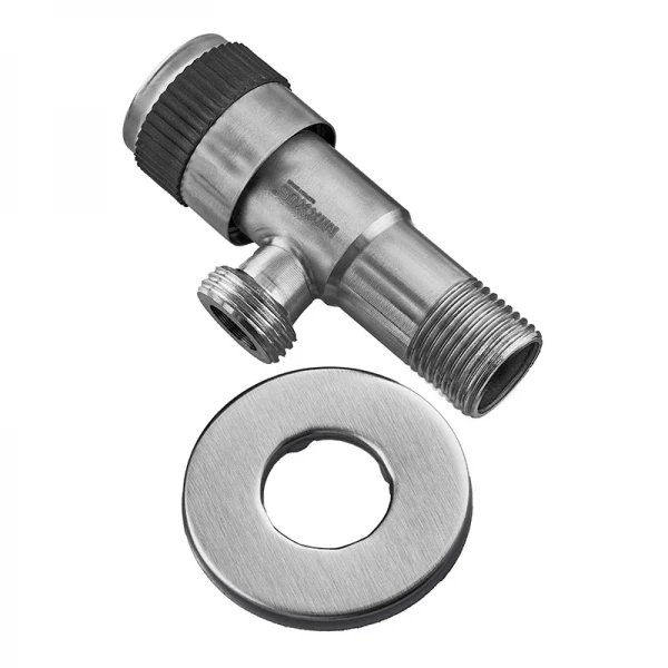 Кран для подключения сантехприборов Mixxus VAL-04-1/2x1/2 с нерж. стали SUS304 (MI6026)