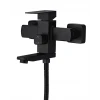 Змішувач для ванни з нерж. сталі Mixxus KUB-009 (Euro) Black SUS304 (кол. чорний) (MI6042)