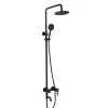 Душевая колонна со смесителем Mixxus NOX-009-J Black из нерж. стали SUS304 (Цв. черный) (MI6046)