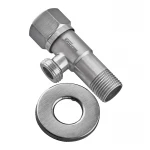 Кран для подключения сантехприборов Mixxus VAL-06-1/2x1/2 с нерж.ст.SUS304 (MI6056)