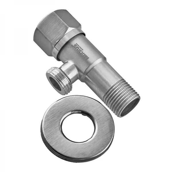 Кран для подключения сантехприборов Mixxus VAL-06-1/2x1/2 с нерж.ст.SUS304 (MI6056)