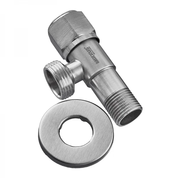 Кран для подключения сантехприборов Mixxus VAL-07-1/2x3/4 с нерж.ст.SUS304 (УПАКОВКА БЛИСТЕР) (MI6057)