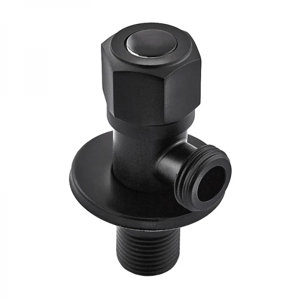 Кран для підключення сантехприладів Mixxus VAL-06-1/2x1/2 Black з нерж.ст.SUS304(чорн.) (MI6058)