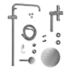 Душевая колонна со смесителем Mixxus DAX-007-J из нерж. стали SUS304 (MI6075)