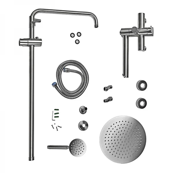 Душевая колонна со смесителем Mixxus DAX-007-J из нерж. стали SUS304 (MI6075)