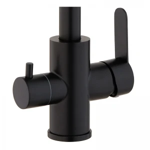 Змішувач для кухні Mixxus DAX-021-G Black (нерж. сталь) з вих.для пит.води (MI6078)