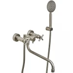 Смеситель для ванны Mixxus DVE-006-B (Euro) из нерж. стали SUS304 (MI6083)