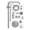Душевая колонна со смесителем Mixxus DVE-006-J из нерж. стали SUS304 (MI6085)