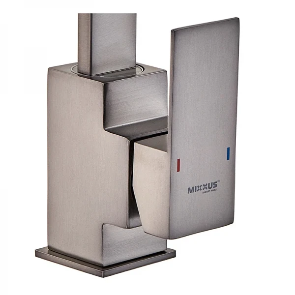 Смеситель для кухни Mixxus KUB-011 Graphite из нерж. стали SUS304 (Цв. графит) (MI6096)