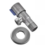 Кран для підключення сантехприладів Mixxus VAL-01-1/2x1/2 з нерж.ст. SUS304 (синій) (MI6117)