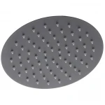 Лейка для душа потолочная из нерж. стали SUS304 Mixxus SH-04.SUS-20cm Black (MI6148)