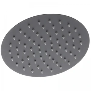 Лійка для душу стельова з нерж. сталі SUS304 Mixxus SH-04.SUS-20cm Black (MI6148)