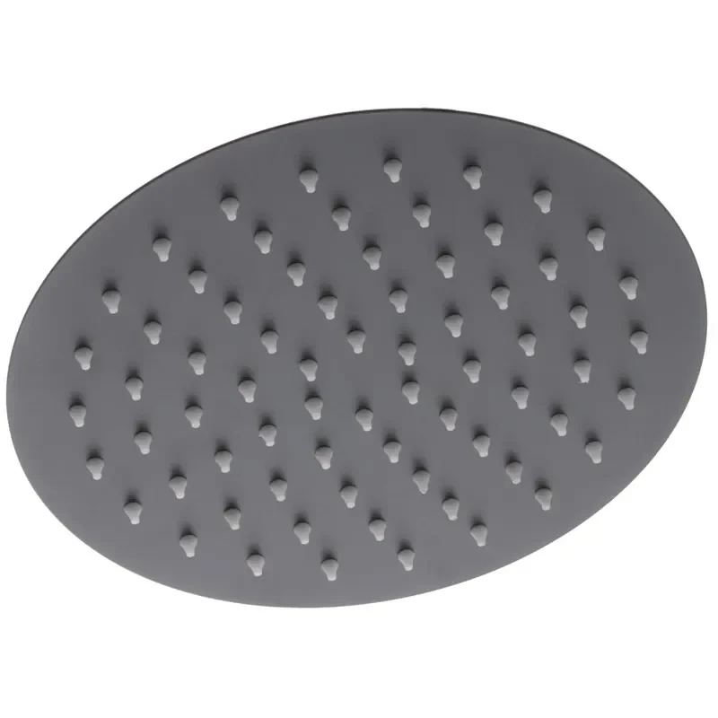 Лійка для душу стельова з нерж. сталі SUS304 Mixxus SH-04.SUS-20cm Black (MI6148)