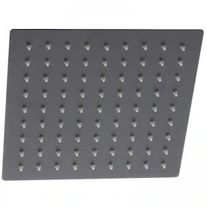 Лійка для душу стельова з нерж. сталі SUS304 Mixxus SH-06.SUS-20x20cm Black (MI6149)