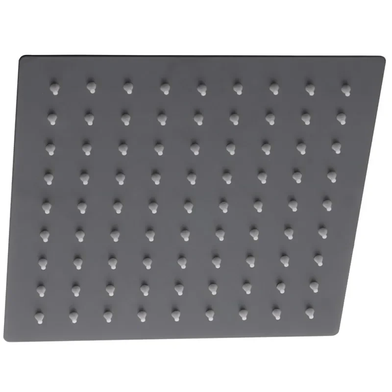 Лійка для душу стельова з нерж. сталі SUS304 Mixxus SH-06.SUS-20x20cm Black (MI6149)