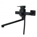 Змішувач для ванни з нерж. сталі SUS304 (кол. чорний) MIXXUS KUB-006 (EURO) BLACK (MI6151)