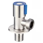 Кран для подключения сантехприборов Mixxus VAL-03-1/2x3/4 с нерж. стали (синий) (MI6155)