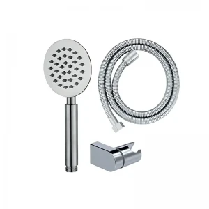 Душевой набор MIXXUS Shower SET-01.SUS из нержавеющей стали с лейкой, шлангом и кронштейном (MI6156)