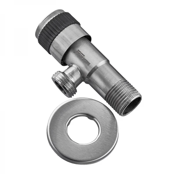 Кран для подключения сантехприборов Mixxus VAL-04-1/2x1/2 с нерж. стали (MI6161)