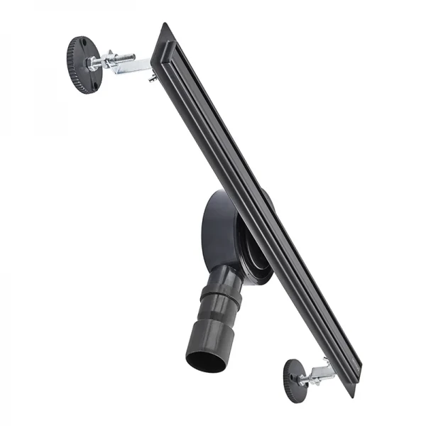 Душовий трап з нерж. сталі SUS304 Mixxus Drain-05-60-Slim Black (30x600 мм) (Чорний) (MI6169)