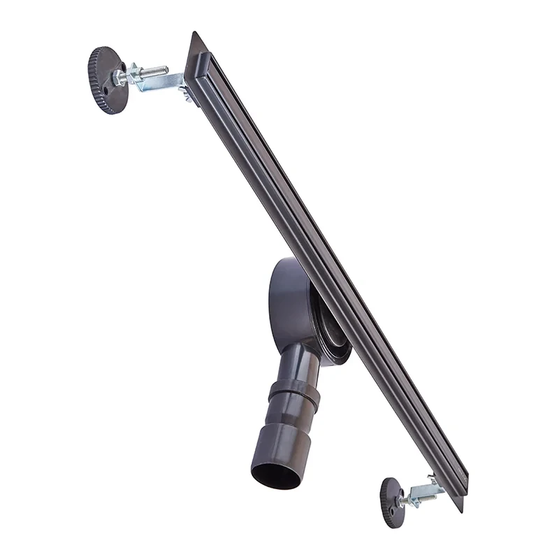 Душевой трап с нерж. стали SUS304 Mixxus Drain-05-70-Slim Black (30x700 мм) (Черный) (MI6170)