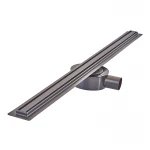 Душовий трап з нерж. сталі SUS304 Mixxus Drain-05-80-Slim Black (30x800мм) (Чорний) (MI6171)