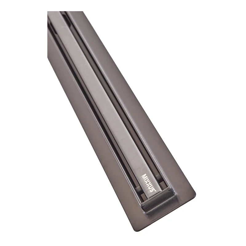 Душевой трап с нерж. стали SUS304 Mixxus Drain-05-80-Slim Black (30x800мм) (Черный) (MI6171)