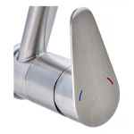 Смеситель для умывальника Mixxus NEO-004-15cm (нерж. сталь) (MI6179)