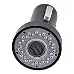 Лійка для змішувача з висувним виливом MIXXUS PS-01-BLACK пластикова чорна матова дворежимна (MI6211)
