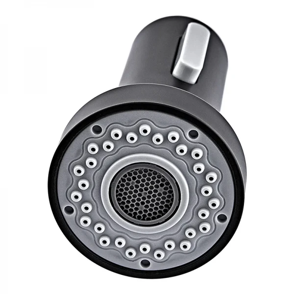 Лійка для змішувача з висувним виливом MIXXUS PS-01-BLACK пластикова чорна матова дворежимна (MI6211)