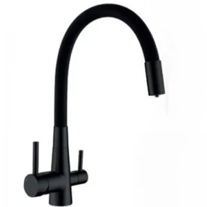 Смеситель для кухни Mixxus SUS-021 BLACK REFL.BLACK с силиконовым изливом, с выходом для питьевой воды (MI6214) Смеситель для кухни Mixxus SUS-021 BLACK REFL.BLACK с силиконовым изливом, с выходом для питьевой воды (MI6214)