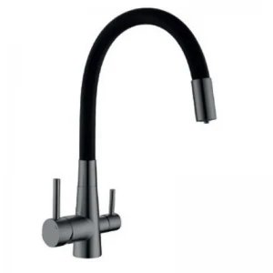 Смеситель для кухни Mixxus SUS-021 GRAPHITE REFL.BLACK с нерж.ст.SUS304 с вых.для пит.воды (MI6215) Смеситель для кухни Mixxus SUS-021 GRAPHITE REFL.BLACK с нерж.ст.SUS304 с вых.для пит.воды (MI6215)