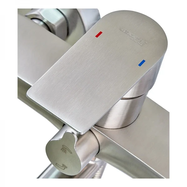 Смеситель для ванной Mixxus WEL-006 (Euro) (нерж. сталь) (MI6227)