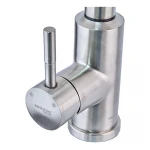 Смеситель для кухни сенсорный с выдвижной лейкой Mixxus LUX-014 Sensor (нерж. сталь) (MI6230)