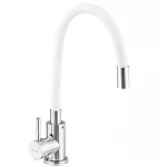 Смеситель для кухни Mixxus SUS-011 Chrome Refl.White (нерж. сталь) (MI6233)
