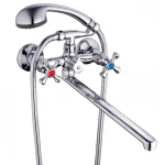 Смеситель для ванны Mixxus DMT7-B827 (плоский излив) (MI6440)