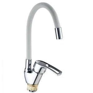 Смеситель для кухни Mixxus YUB4-181 Reflector White с белым силиконовым изливом (MI6482) Смеситель для кухни Mixxus YUB4-181 Reflector White с белым силиконовым изливом (MI6482)