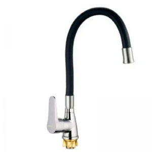 Смеситель для кухни Mixxus SOP4-146 Reflector хром/черный с гибким силиконовым изливом (MI6490) Смеситель для кухни Mixxus SOP4-146 Reflector хром/черный с гибким силиконовым изливом (MI6490)