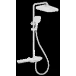 Душевая колонна с термостатическим  смесителем Mixxus Premium SPACE-009-J White, 3 режима (MI6543)