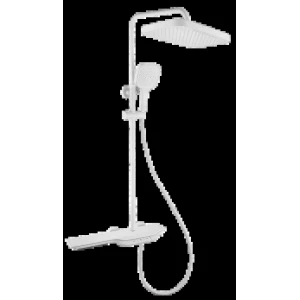 Душевая колонна с термостатическим  смесителем Mixxus Premium SPACE-009-J White, 3 режима (MI6543)