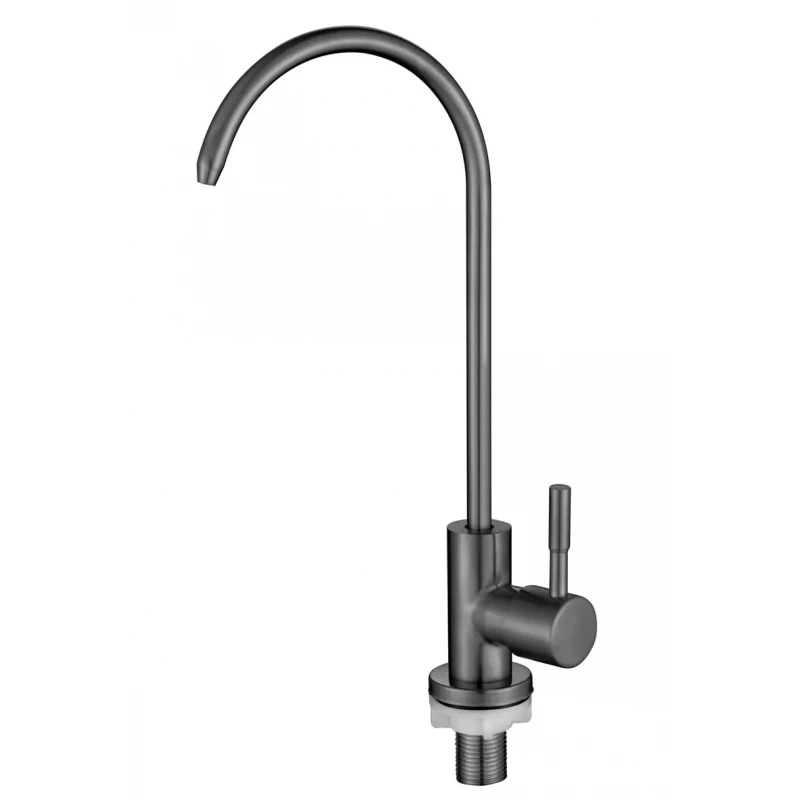 Кран для питьевой воды Mixxus MONO-07.SUS FILTER Graphite из нержавеющей стали (MI6562)