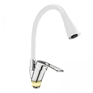 Смеситель для кухни Mixxus Dany 011 (NUT) REFL.WHITE (без подвода) (MI6576) Смеситель для кухни Mixxus Dany 011 (NUT) REFL.WHITE (без подвода) (MI6576)